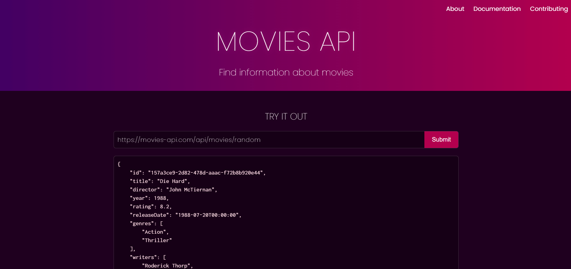 Movies API